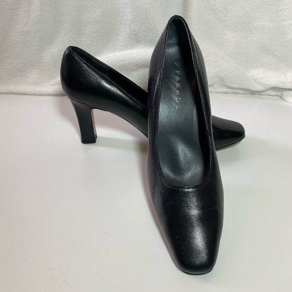 Parade Black High Heel Slip-on Pumps - Picture 1 of 7